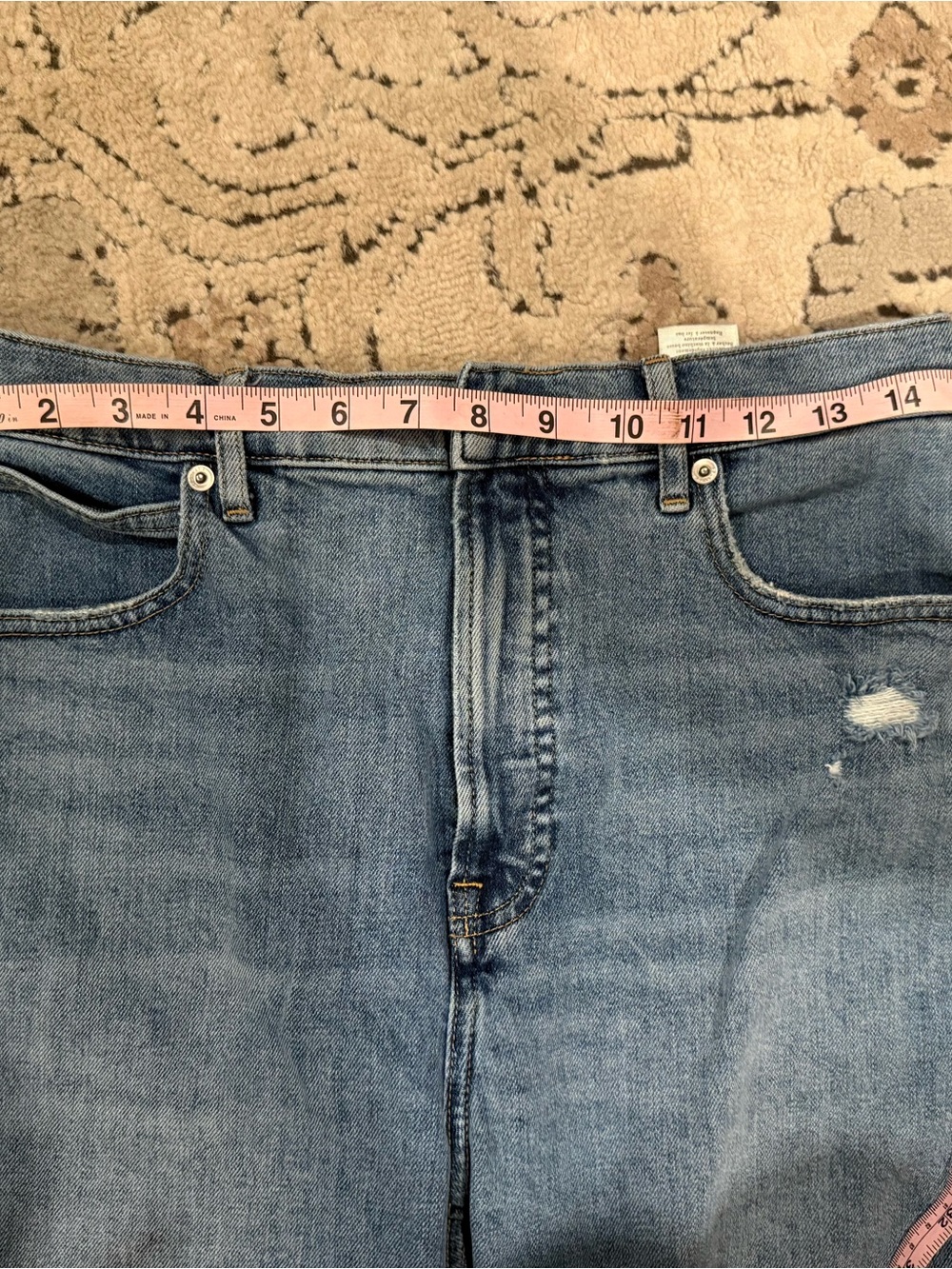 Everlane Light Blue Straight Leg Jeans - Picture 6 of 8